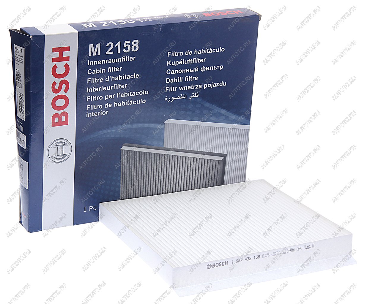 969 р. Фильтр воздушный салона HYUNDAI Elantra (00-),Matrix (01-) BOSCH BOSCH 1987432158  с доставкой в г. Кемерово