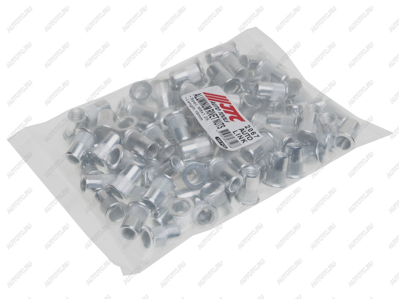 3 199 р. Заклепка резьбовая M8х1.25мм алюминиевая 100шт. JTC JTC TOOLS CO., LTD jtc-2067  с доставкой в г. Кемерово