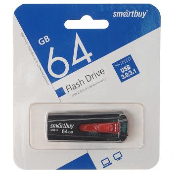 619 р. Карта памяти USB 64GB SMART BUY SMART BUY sb64gbir-b3  с доставкой в г. Кемерово. Увеличить фотографию 1