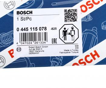 34 849 р. Форсунка AUDI A4 (04-08) топливная BOSCH BOSCH 0445115078  с доставкой в г. Кемерово. Увеличить фотографию 4
