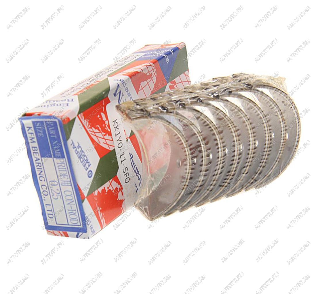 2 049 р. Вкладыши KIA Spectra,Sephia (97-) (1.5) (DOHC) шатунные d+0.25 комплект (8шт.) KFM KFM kk1y0-11sf0  с доставкой в г. Кемерово