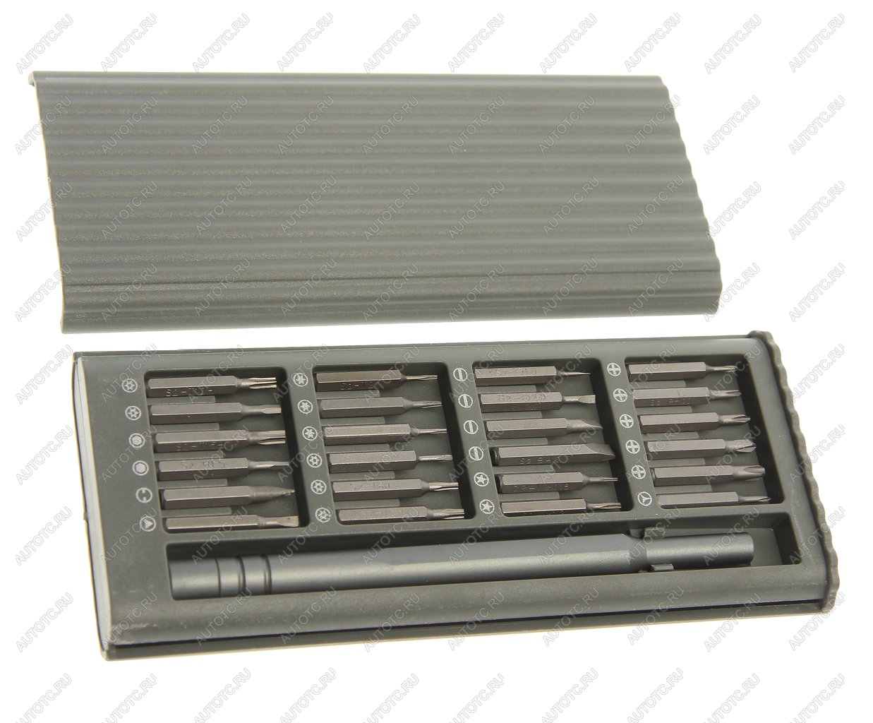 499 р. Набор отверток прецизионных 24 предмета VERTEXTOOLS VERTEXTOOLS 0033-24  с доставкой в г. Кемерово