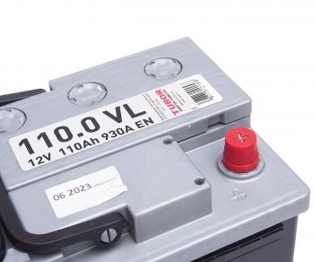 16 649 р. Аккумулятор TUBOR Synergy 110Ач обратная полярность TUBOR 6ст110(0)  с доставкой в г. Кемерово. Увеличить фотографию 2