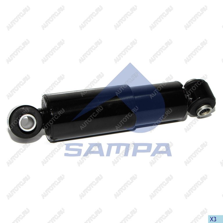 3 999 р. Амортизатор SAF полуприцепа, прицепа (278413 70х75 20х78 20х68 ОО) SAMPA SAMPA 075.082-01  с доставкой в г. Кемерово