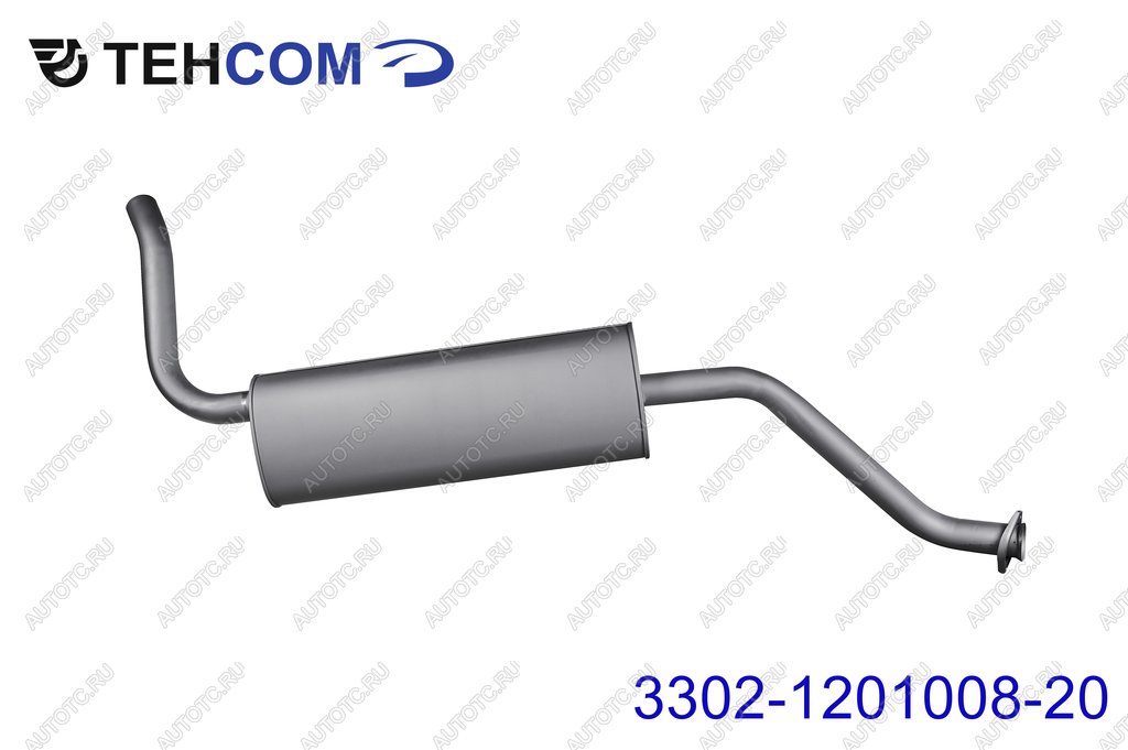 6 199 р. Глушитель ГАЗ-3302 Next,Бизнес дв.УМЗ,Evotech,CUMMINS (ГБО) ЕВРО-4,5 ТЕХКОМ ТЕХКОМ 3302-1201008-20  с доставкой в г. Кемерово