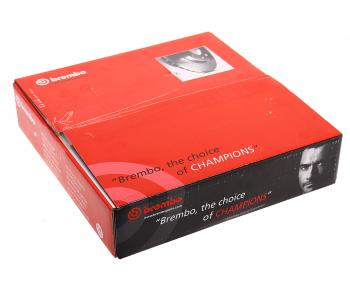 3 099 р. Диск тормозной VW Golf 5,6 AUDI A3 SKODA Octavia (1Z,5E),Yeti задний (1шт.) BREMBO BREMBO 08.9502.11  с доставкой в г. Кемерово. Увеличить фотографию 3