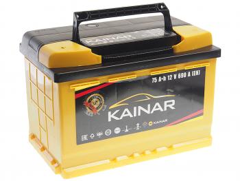 9 199 р. Аккумулятор KAINAR 75Ач KAINAR 6ст75(1)  с доставкой в г. Кемерово. Увеличить фотографию 1
