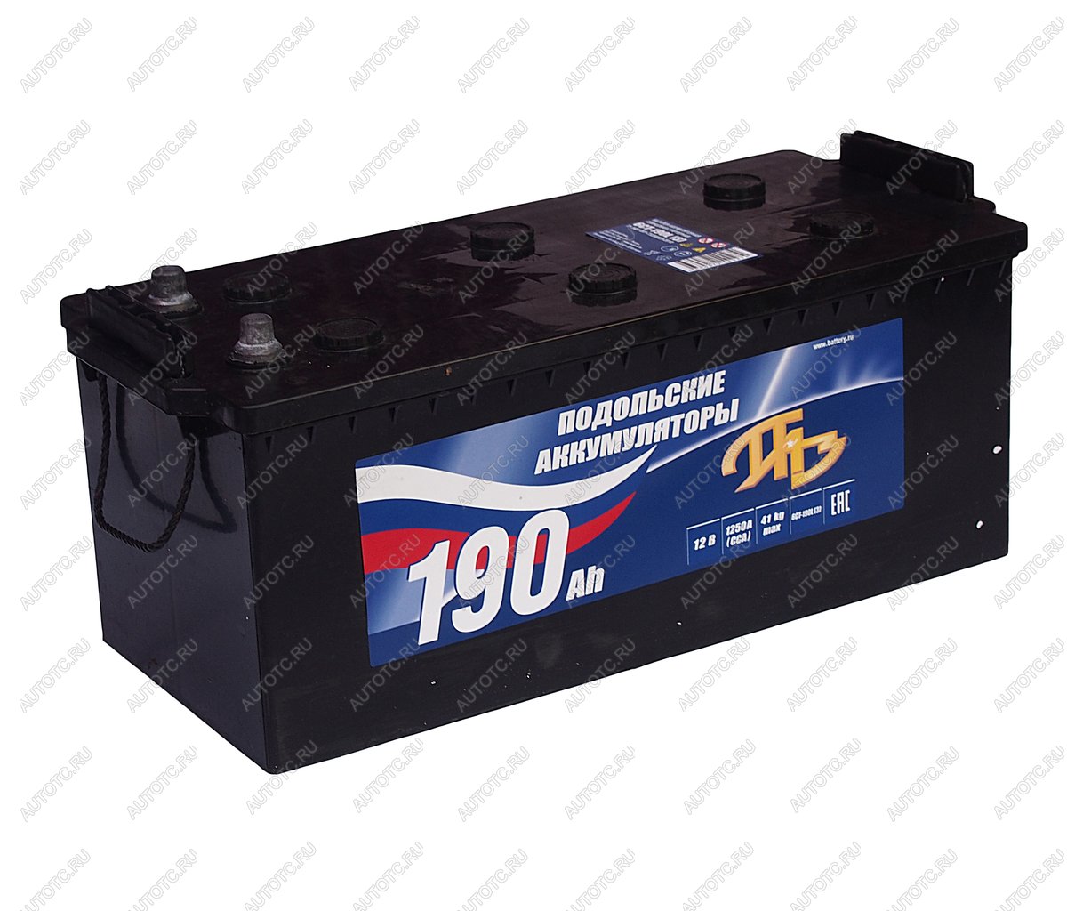 14 449 р. Аккумулятор ПОДОЛЬСК 190Ач обратная полярность под конус ПОДОЛЬСК 6ст190(3)  с доставкой в г. Кемерово