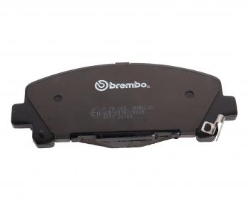 5 249 р. Колодки тормозные передние (4шт.) BREMBO Honda Accord 9 CR седан дорестайлинг (2013-2016)  с доставкой в г. Кемерово. Увеличить фотографию 4