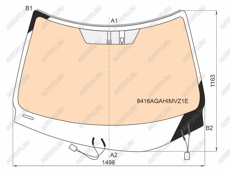 34 599 р. Стекло лобовое (Обогрев полный Датчик дождя Молдинг) Lexus RX 15-19 AGC 8416AGAHIMVZ1E  с доставкой в г. Кемерово