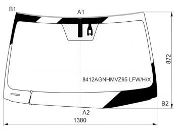 10 349 р. Стекло лобовое (Обогрев щеток Датчик дождя Молдинг) Lexus IS 16-20 XYG 8412AGNHMVZ95 LFW/H/X  с доставкой в г. Кемерово. Увеличить фотографию 1