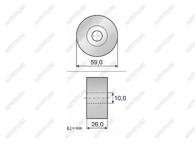 3 999 р. Ролик приводного ремня обводной CITROEN C4MMC ASXLANCEROUTLANDERPEUGEOT 4008 1,82,0 10- KOYO PU105529RMXY5  с доставкой в г. Кемерово