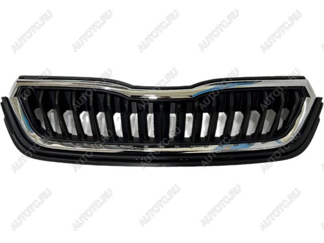 3 499 р. Решетка радиатора (пр-во Китай) BODYPARTS Skoda Rapid MK2 (2019-2025) (молдинг хром) с доставкой в г. Кемерово Увеличить фотографию 1 3 499 р. Решетка радиатора (пр-во Китай) BODYPARTS Skoda Rapid MK2 (2019-2025) (молдинг хром) с доставкой в г. Кемерово