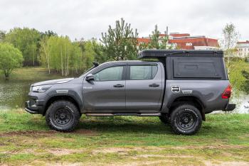 271 309 р. Кунг алюминиевый с интегрированной палаткой PINGWEI для Toyota Hilux 2015+  c-0001-1  с доставкой в г. Кемерово. Увеличить фотографию 5