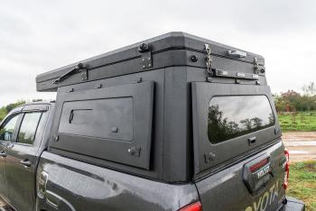 271 309 р. Кунг алюминиевый с интегрированной палаткой PINGWEI для Toyota Hilux 2015+  c-0001-1  с доставкой в г. Кемерово. Увеличить фотографию 8