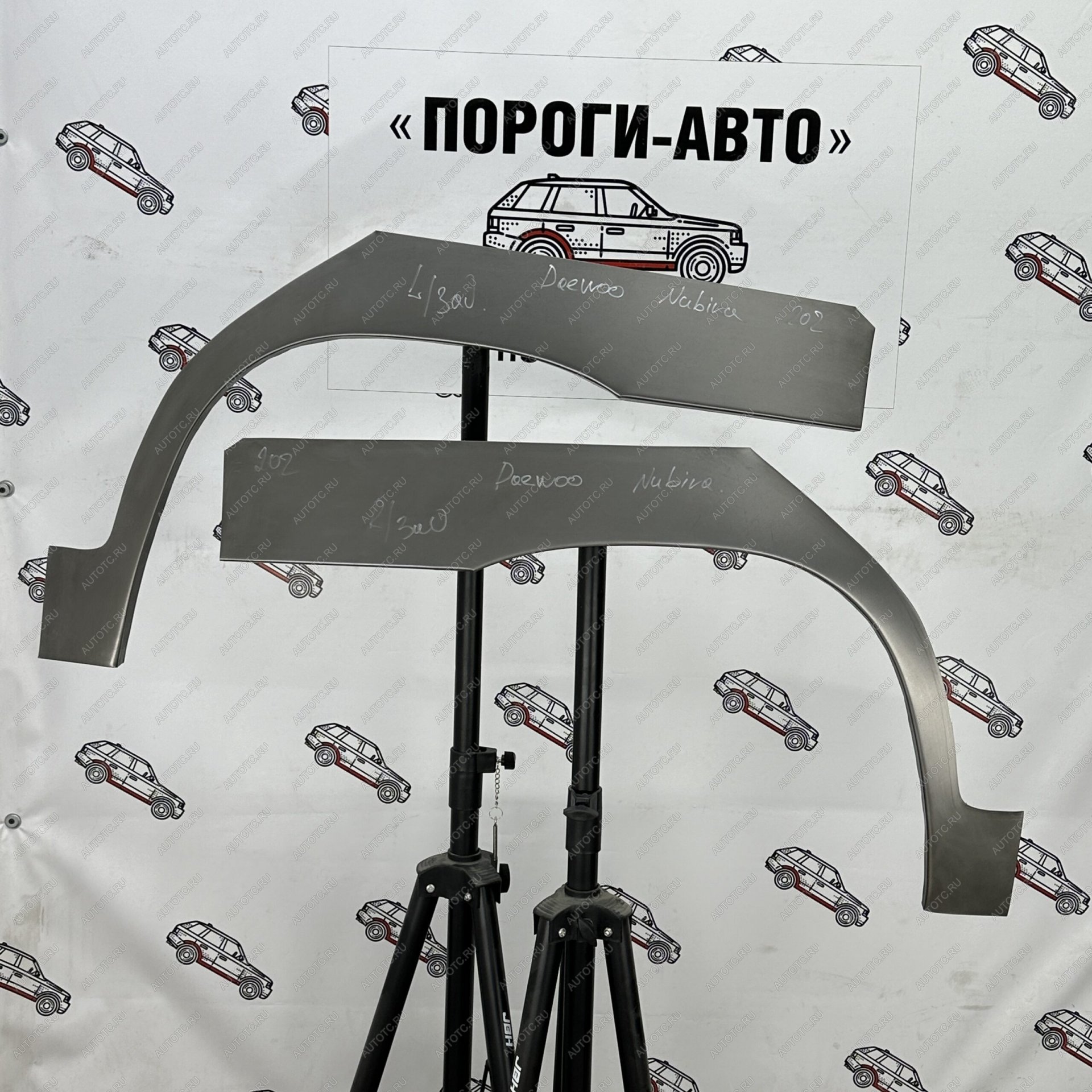 4 299 р. Комплект задних ремонтных арок Пороги-Авто  Daewoo Nubira ( J100,  J150,  J200) (1997-2008) (Холоднокатаная сталь 0,8 мм)  с доставкой в г. Кемерово