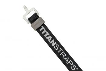 1 919 р. Ремень крепёжный TitanStraps Super Straps черный L = 36 см (Dmax = 9,5 см, Dmin = 3,2 см)  ts-0914-blk  с доставкой в г. Кемерово. Увеличить фотографию 2