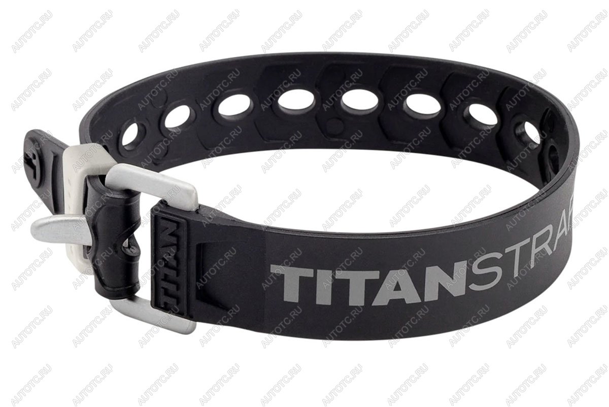 1 919 р. Ремень крепёжный TitanStraps Super Straps черный L = 36 см (Dmax = 9,5 см, Dmin = 3,2 см)  ts-0914-blk  с доставкой в г. Кемерово