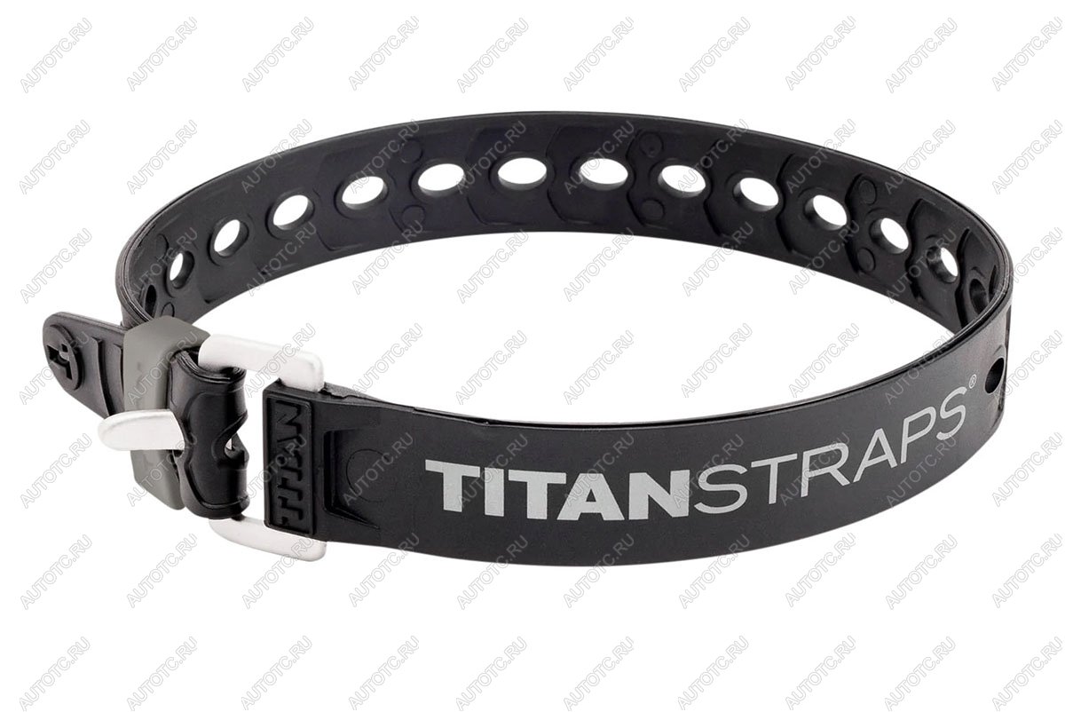 2 149 р. Ремень крепёжный TitanStraps Super Straps черный L = 64 см (Dmax = 18,4 см, Dmin = 4,5 см)  ts-0925-blk  с доставкой в г. Кемерово