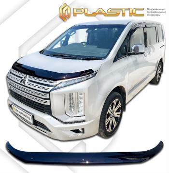 2 079 р. Дефлектор капота (3DA-CV1W) CA-Plastic  Mitsubishi Delica D:5  1 (2018-2025) рестайлинг (серия Classic черный)  с доставкой в г. Кемерово. Увеличить фотографию 2