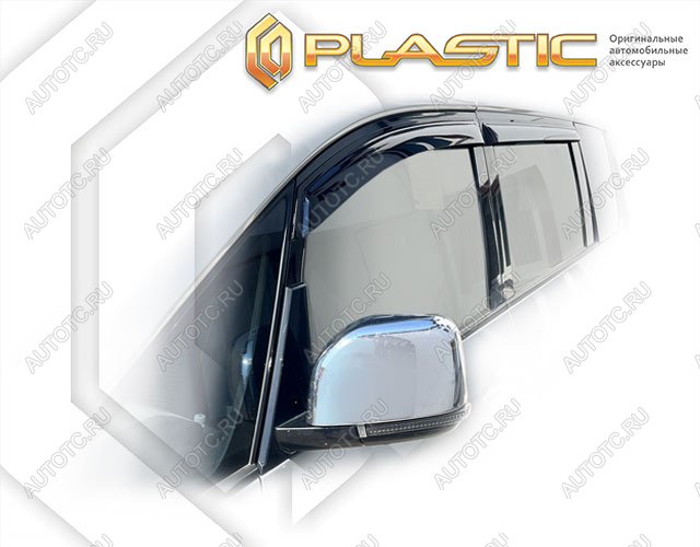 2 159 р. Дефлектор окон CA-Plastic  Mitsubishi Delica D:5  1 (2018-2025) рестайлинг (Classic полупрозрачный)  с доставкой в г. Кемерово