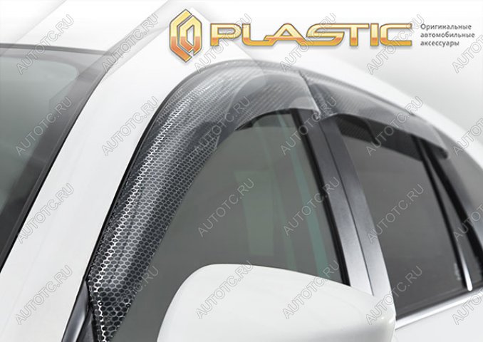 2 399 р. Дефлектор окон CA-Plastic  Toyota Yaris Cross  XP210 (2020-2023) дорестайлинг (Серия Art графит)  с доставкой в г. Кемерово