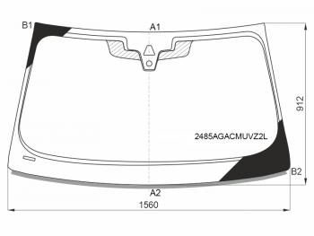 29 699 р. Стекло лобовое (Камера Датчик дождя Проекция Молдинг) BMW 5-Series 20-  M5 20- FUYAO 2485AGACMUVZ2L  с доставкой в г. Кемерово. Увеличить фотографию 1