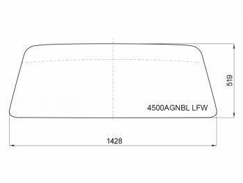 3 499 р. Стекло лобовое LADA 2101 70-88  2102 71-88  2103 72-84  2104 84-12 XYG 4500AGNBL LFW  с доставкой в г. Кемерово. Увеличить фотографию 1