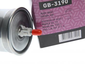 699 р. Фильтр топливный VW AUDI SEAT SKODA BIG FILTER BIG FILTER gb-3190 BIG FILTER gb-3190  с доставкой в г. Кемерово. Увеличить фотографию 2