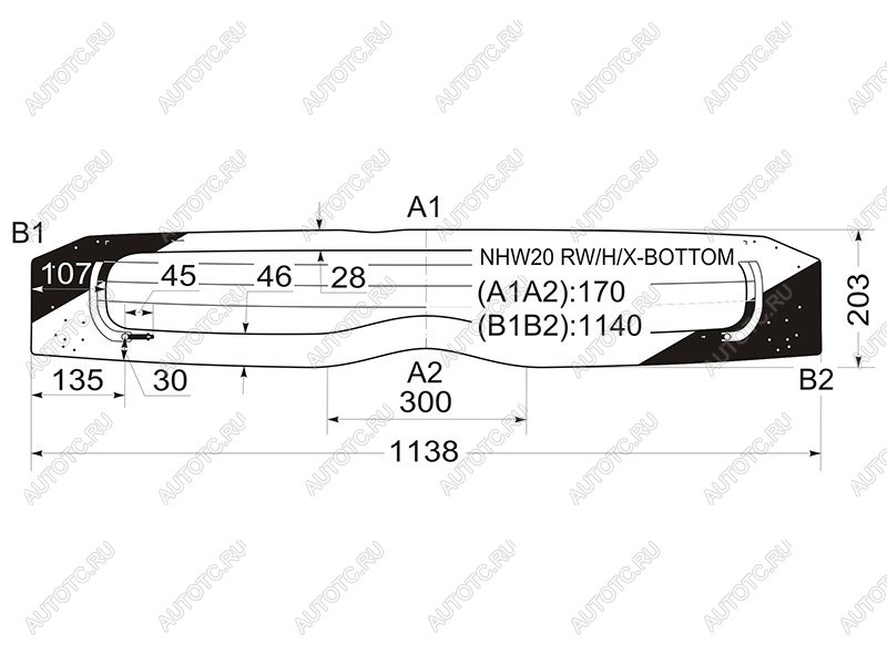 6 399 р. Стекло заднее (Цвет зеленый Обогрев) Toyota Prius (NHW20) 03-11 XYG NHW20 RW/H/X-BOTTOM  с доставкой в г. Кемерово