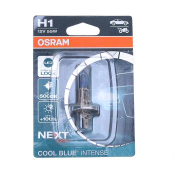 479 р. Лампа 12V H1 55W P14.5s +100% 5000K блистер Cool Blue Intense NextGen OSRAM OSRAM 64150cbn-01b  с доставкой в г. Кемерово. Увеличить фотографию 1