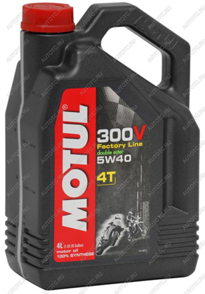 8 449 р. Масло моторное для 4-х тактных двигателей 300V 4T FACTORY LINE 5W40 синт.4л MOTUL MOTUL 104115  с доставкой в г. Кемерово
