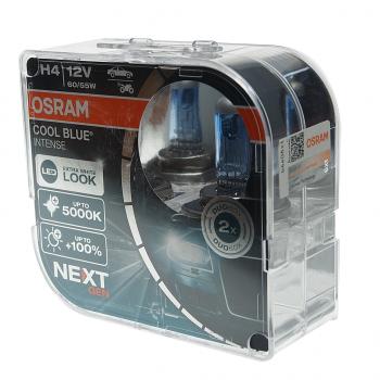 1 599 р. Лампа 12V H4 6055W P43t-38 +100% 5000K евробокс (2шт.) Cool Blue Intense NextGen OSRAM OSRAM 64193cbn-hcb  с доставкой в г. Кемерово. Увеличить фотографию 2
