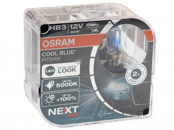 2 699 р. Лампа 12V HB3(9005) 60W P20d +100% 5000K евробокс (2шт.) Cool Blue Intense NextGen OSRAM OSRAM 9005cbn-hcb  с доставкой в г. Кемерово. Увеличить фотографию 1