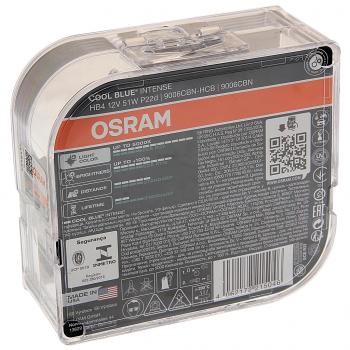 2 699 р. Лампа 12V HB4(9006) 51W P22d +100% 5000K евробокс (2шт.) Cool Blue Intense NextGen OSRAM OSRAM 9006cbn-hcb  с доставкой в г. Кемерово. Увеличить фотографию 2