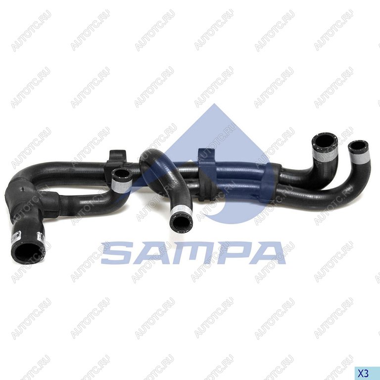 2 579 р. Патрубок SCANIA отопителя SAMPA SAMPA 040.431  с доставкой в г. Кемерово