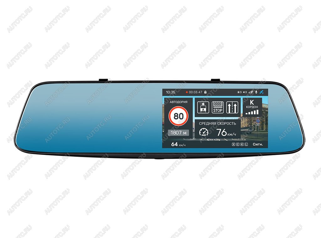 12 199 р. Видеорегистратор с радар-детектором в зеркале GPS INCAR INCAR sdr-230  с доставкой в г. Кемерово