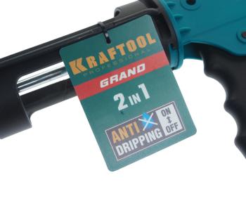 1 059 р. Пистолет для герметика скелетный 310мл антикапельная система KRAFTOOL KRAFTOOL 06674  с доставкой в г. Кемерово. Увеличить фотографию 4