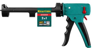 1 059 р. Пистолет для герметика скелетный 310мл антикапельная система KRAFTOOL KRAFTOOL 06674  с доставкой в г. Кемерово. Увеличить фотографию 10