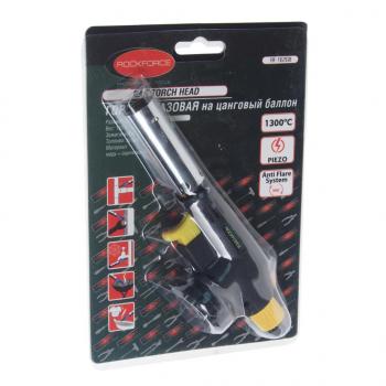 849 р. Горелка газовая под цанговый баллон с пьезоподжигом ROCKFORCE ROCKFORCE rf-162gb ROCKFORCE rf-162gb  с доставкой в г. Кемерово. Увеличить фотографию 1
