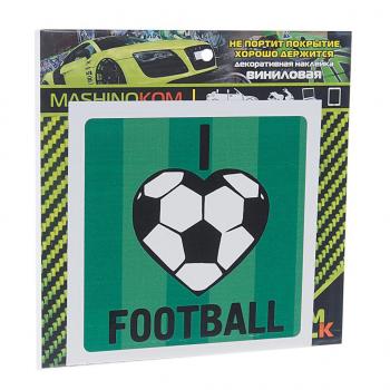 60 р. Наклейка виниловая I Love Footbal 10х10см MASHINOKOM MASHINOKOM vrc 606-06  с доставкой в г. Кемерово. Увеличить фотографию 1