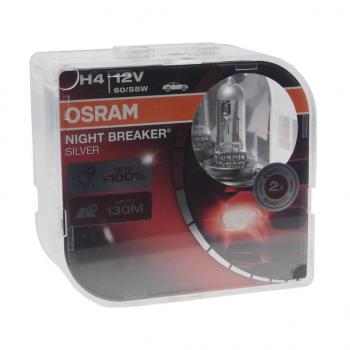 1 649 р. Лампа 12V H4 6055W P43t +100% бокс (2шт.) Night Breaker Silver OSRAM OSRAM 64193nbs-hcb  с доставкой в г. Кемерово. Увеличить фотографию 1