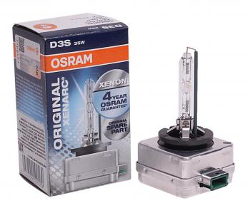 7 249 р. Лампа ксеноновая D3S 35W P32d-5 4300K 42V 3200лм OSRAM OSRAM 66340  с доставкой в г. Кемерово. Увеличить фотографию 1
