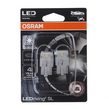 1 959 р. Лампа светодиодная 12V W215W W3x16q 6000K блистер (2шт.) LEDriving SL OSRAM OSRAM 7515dwp-02b  с доставкой в г. Кемерово. Увеличить фотографию 1