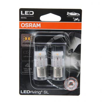 2 059 р. Лампа светодиодная 12V PY21W BA15s блистер (2шт.) LEDriving SL Yellow OSRAM OSRAM 7506dyp-02b  с доставкой в г. Кемерово. Увеличить фотографию 1