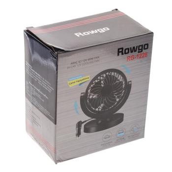 559 р. Вентилятор в салон 12V на платфоре черно-оранжевый ROWGO ROWGO rg-1228  с доставкой в г. Кемерово. Увеличить фотографию 4