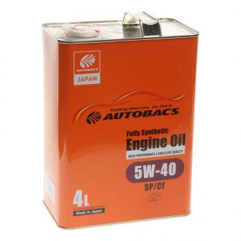 4 899 р. Масло моторное ENGINE OIL 5W40 синт.4л Япония AUTOBACS AUTOBACS a00032242  с доставкой в г. Кемерово. Увеличить фотографию 1