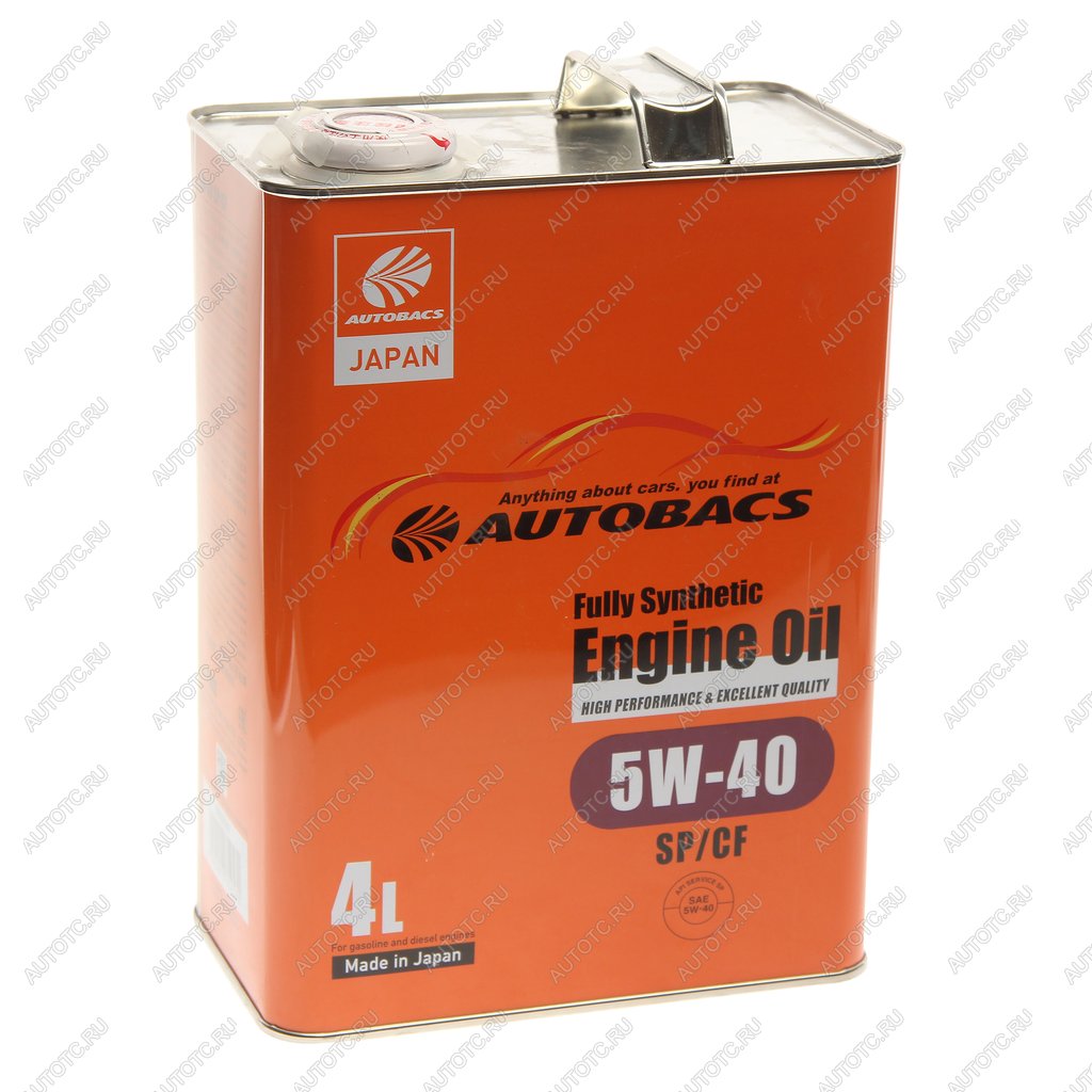 4 899 р. Масло моторное ENGINE OIL 5W40 синт.4л Япония AUTOBACS AUTOBACS a00032242  с доставкой в г. Кемерово
