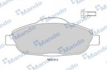 1 799 р. Колодки тормозные передние (4шт.) MANDO Peugeot 3008 дорестайлинг (2009-2013)  с доставкой в г. Кемерово. Увеличить фотографию 1