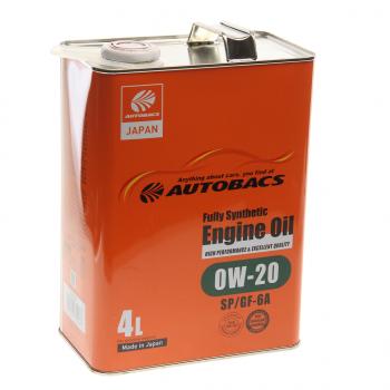4 999 р. Масло моторное ENGINE OIL 0W20 синт.4л Япония AUTOBACS AUTOBACS a00032230  с доставкой в г. Кемерово. Увеличить фотографию 1